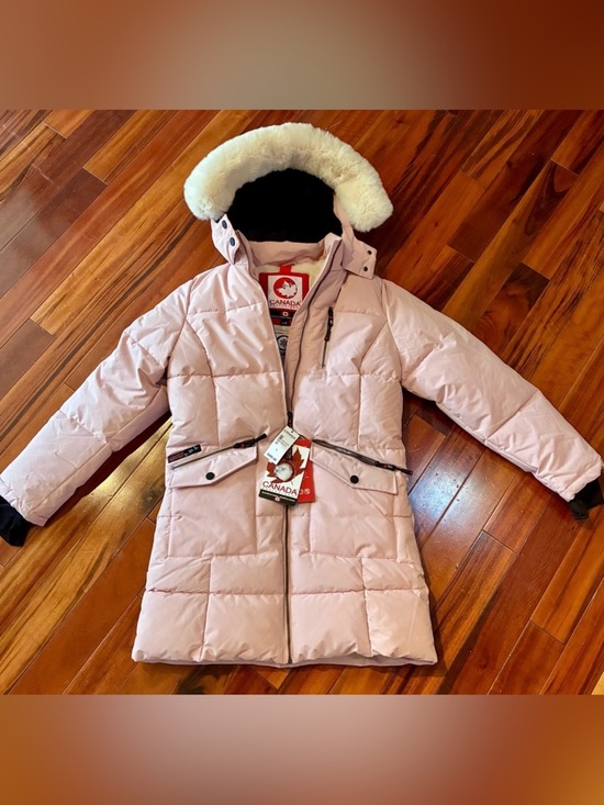 Canada Weather Gear Jackets & Blazers - Canada Weather Gear NWT Blush Pink Faux Fur Hood Puffer Parka L